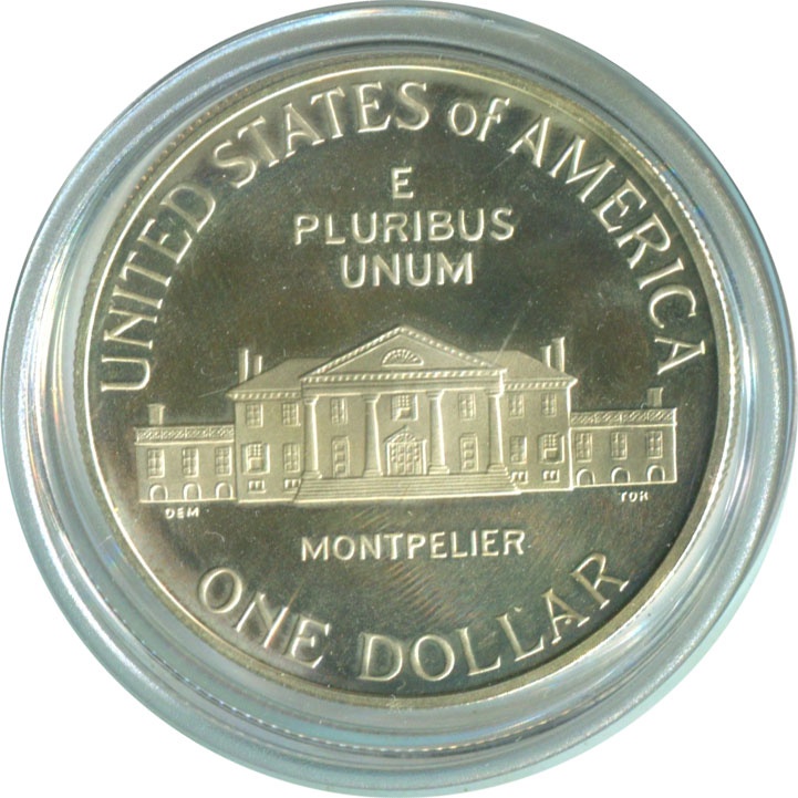 Монета 1 Доллар Сша Серебро