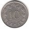 Мальта, 10 центов, 1972, KM# 11
