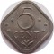 Нидерландские Антиллы, 5 центов, 1980, KM# 13