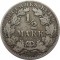  Германия, 1/2 марка, 1905, A
