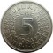 Германия, 5 марок, 1964 F