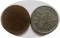 Финляндия, 50 пенни, 1943, оба типа – медь и железо