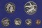 Набор монет, 1975, Британские Виргинские о-ва, родная коробка и сертификаты