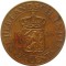 Голландская Индия, 2 ½ цента, 1945