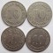 10 пфеннигов, Германия, 1906, монетные дворы A D J G, 4 шт
