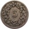 Швейцария, 5 раппен, 1882
