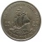 Британские Восточные Карибы, 25 центов, 1989, KM# 14