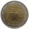 Германия, 2 евро, 2007, 50 лет Римскому договору, F