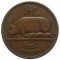 Ирландия, 1/2  пенни, 1935, Свинья с поросятами, Тип 1928-1937