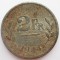 Бельгия, 2 франка, 1944, 