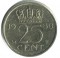 Нидерланды, 25 центов, 1980