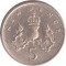 Англия, 5 новых пенсов, 1975, KM# 911