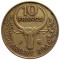 Мадагаскар, 10 франков, 1971, KM# 11