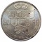 Бельгия, 50 франков, 1940, серебро, KM# 122.1