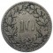Швейцария, 10 раппен, 1882