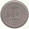 Британская Малайя, 10 центов, 1950, KM# 8