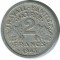 Франция, 2 франка, 1943, правительство Виши