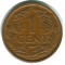 Нидерланды, 1 цент, 1938
