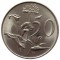Южная Африка, 50 центов, 1987, KM# 87