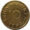Германия Саарланд, 10 франков, 1954, KM# 1