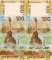 100 рублей, 2015, КРЫМ, серия КС и СК, три последние цифры у банкнот одинаковые
