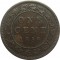 Канада, 1 цент, 1859 , тип 1858-59, королева Виктория