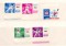 Набор, марки СССР,  1964 IX зимние Олимпийские игры в Инсбруке (Австрия) без зубцов (полная серия)