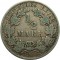 Германия, 1/2 марки, 1909