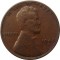 США, 1 цент, 1948 D, «пшеничный цент», монетный двор Денвер, XF