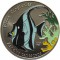 Куба, 1 песо, 2005, тропические рыбы, эмаль
