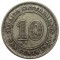 Стрейтс Сеттлментс, 10 центов, 1926, серебро, KM# 29b