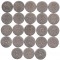 Шиллинги  + 5 пенсов, Англия, 23 шт. 1948-1980, погодовка