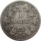 Германия, 1 марка, 1876, А