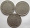 10 пфеннигов, Германия, 1912, монетные дворы F G J, 3 шт