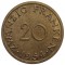 Саарланд, 20 франков, 1954