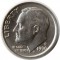 США, 10 центов, 1990 P, KM# 195a