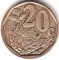 ЮАР, 20 центов, 2012
