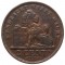 Бельгия, 2 цента, 1911, KM# 65