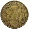 Камерун, 25 франков, 1970, KM# 26