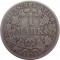 Германия, 1 марка, 1876, серебро