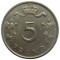 Люксембург, 5 франков, 1949, 30 летний юбилей правления Шарлотты - великой герцогини Люксембургской