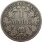 Германия, 1 марка, 1874, D