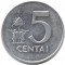 Литва, 5 центов, 1991