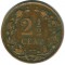 Нидерланды, 2 1/2 цента, 1883