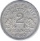 Франция, 2 франка, 1943, Германская оккупация