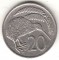 Новая Зеландия, 20 центов, 1976