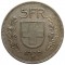 Швейцария, 5 франков, 1939, серебро, KM# 40
