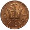  Барбадос, 1 цент, 1973, KM# 10