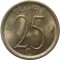 Бельгия, 25 центов, 1970