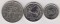Маврикий, набор из 3 монет